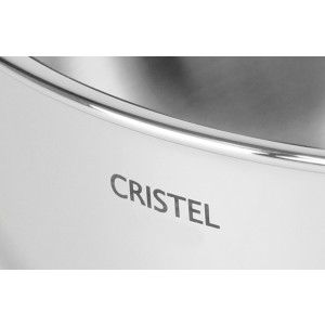 Cristel Castel Pro Bratentopf mit Deckel Ø 24 cm 4,6 Liter