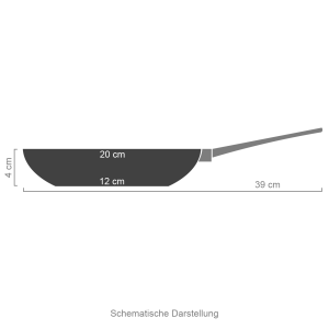 Gusseisen light Pfanne Ø 20 cm