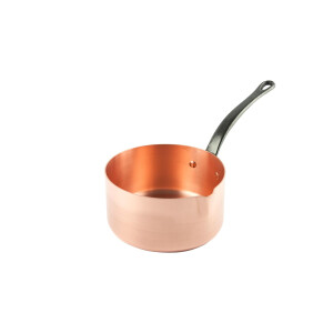 B-Ware- Kupferkasserolle mit Ausgießer Ø 16 cm