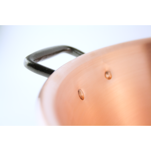 B-Ware - Kupfer Marmeladentopf Ø 38 cm - 9 Liter - Glatt - Dickwandig