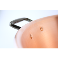 B-Ware - Kupfer Marmeladentopf Ø 38 cm - 9 Liter - Glatt - Dickwandig