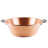 C-Ware - Kupfer Marmeladentopf Ø 38 cm - 9 Liter - Glatt - Dickwandig
