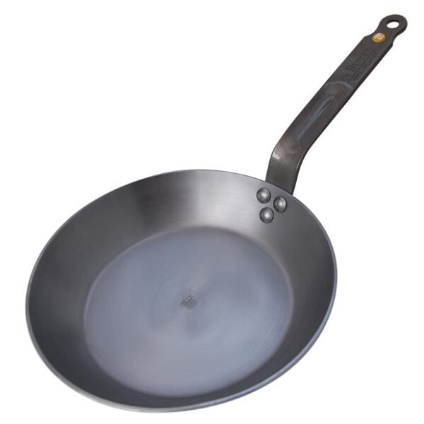 DE BUYER Mineral B Element Pfanne - 32 Cm, Eisen, Mit Buchenholzgriff, Made In France