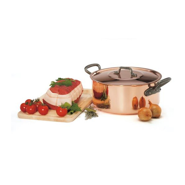 SWZEC KupferPfanne Deluxe – 25 Cm, Für Alle Herdarten