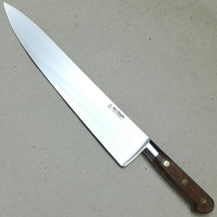 Au Nain geschmiedete Messer "Ideal" Holz Chefmesser 30cm